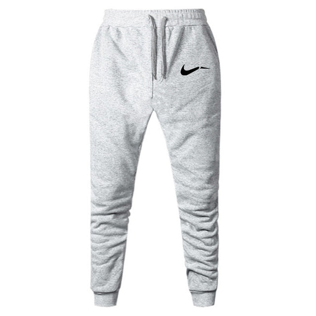 2019 Fall Men's Black doodle Print Trousers Jogger Men's Pants Casual Slim Fit Men's Fitness Sweatpants Big Size wholesale